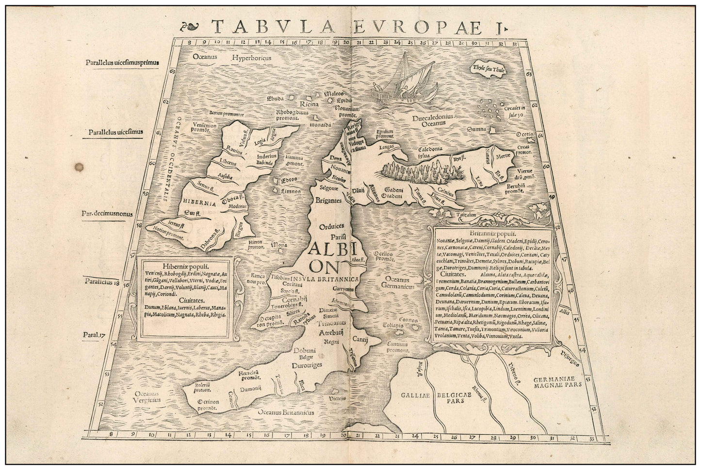 British Isles 1540 - Tudor Era Historical Map - Strategy Maps