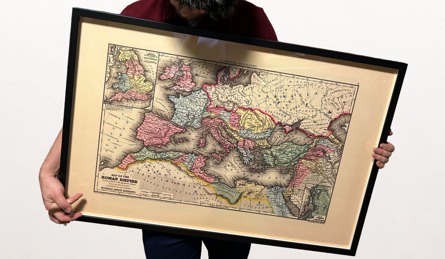Roman Empire AD 107 - Map of the Empire Under Trajan