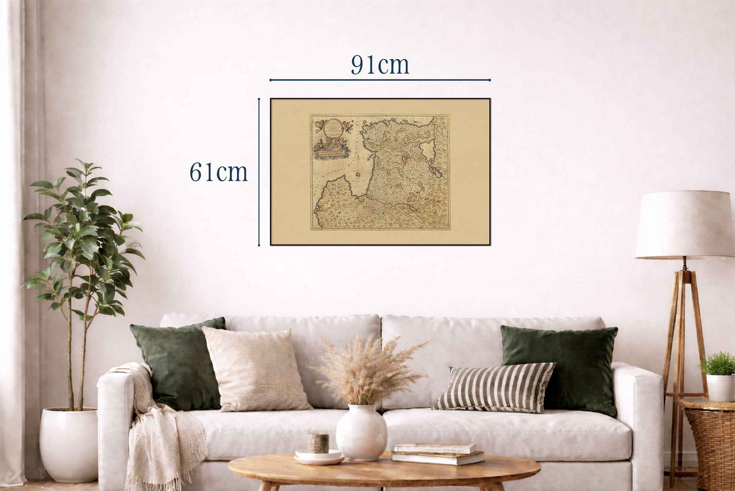 Livonia & Courland Map Poster (1696) - Vintage Estonia, Latvia & Baltic Historical Wall Art (Copy)
