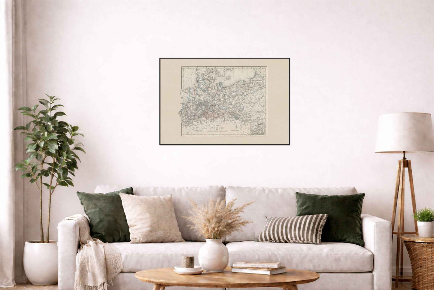 Kingdom of Prussia Map Poster (1871) - Vintage North German States Historical Wall Art (Copy)