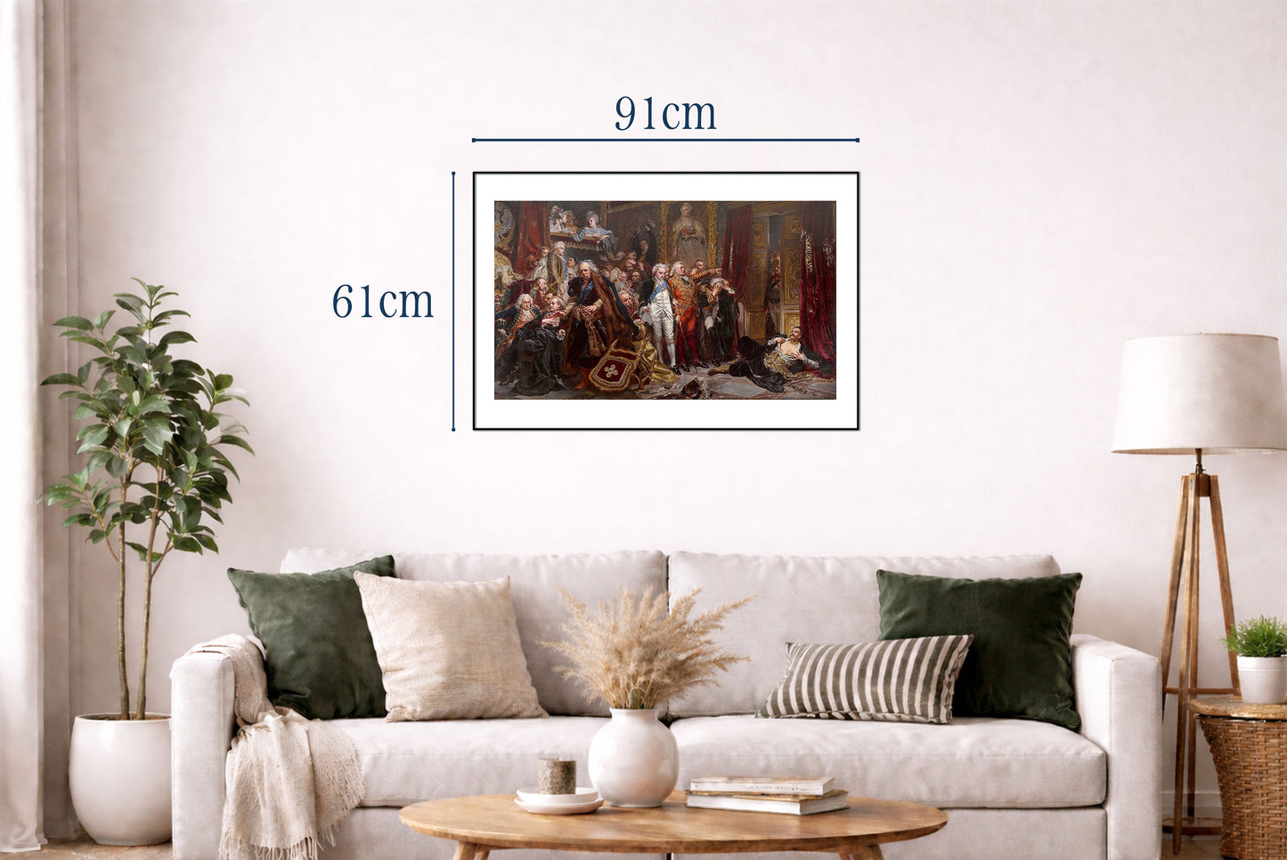 Rejtan The Fall of Poland Poster - Jan Matejko Historic Polish Wall Art