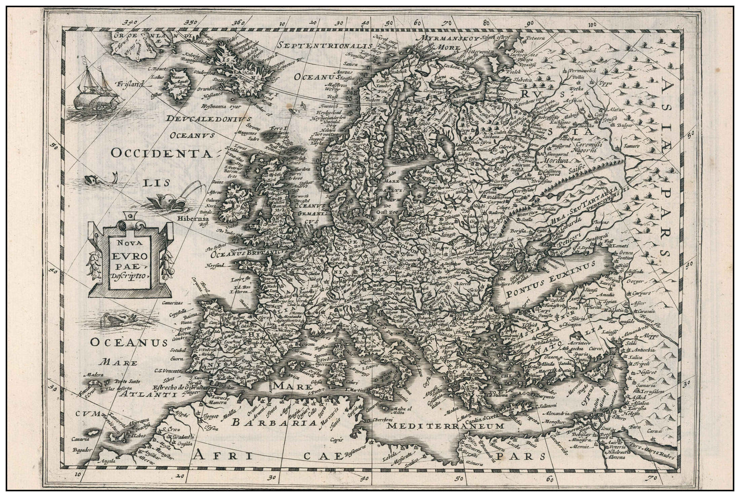 Europe 1636 - Historical Map During the Thirty Years’ War - Strategy Maps