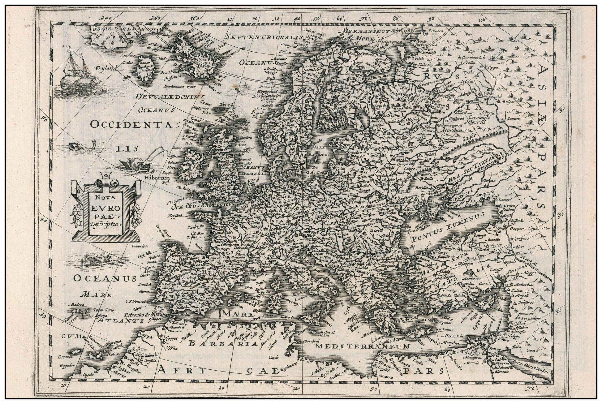 Europe 1636 - Historical Map During the Thirty Years’ War - Strategy Maps