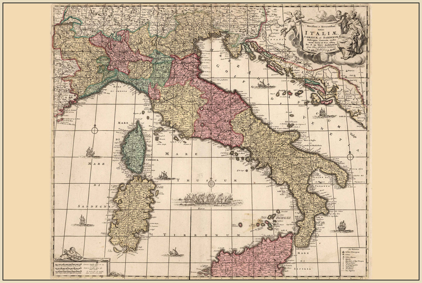 Italian Peninsula 1740 - Map of the Pre-Unification Italian States - Strategy Maps