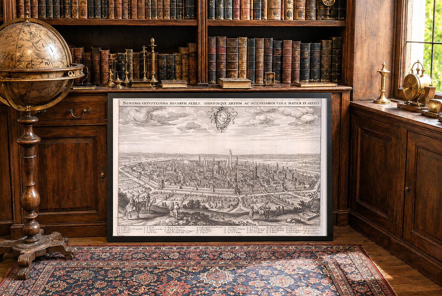 1688 Bologne - Plan historique de la ville (remparts)