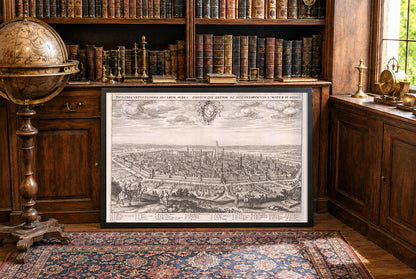 1688 Bologne - Plan historique de la ville (remparts)