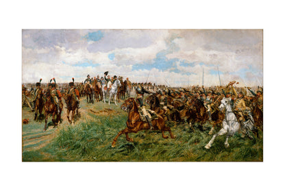 1807, Friedland - Ernest Meissonier - Napoléon Bonaparte et Guerres Napoléoniennes - Affiche Peinture Historique