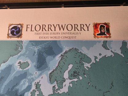 Record Three Mountains de Florryworry – Europa Universalis V | Affiche Carte