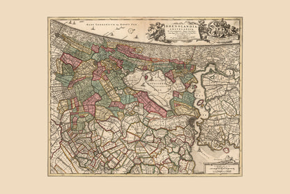 Amsterdam in 1740 - Historical Map of the Dutch Republic’s Trade Capital