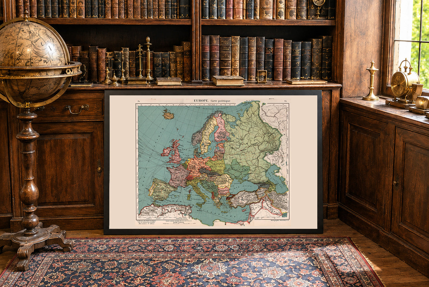 Europa 1921 - Historische Karte nach dem Ersten Weltkrieg