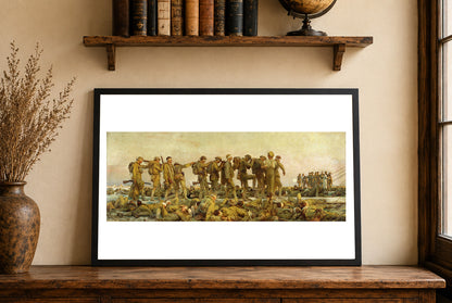 Gassed 1919 - John Singer Sargent - World War I Gas Attack Historical Painting Poster