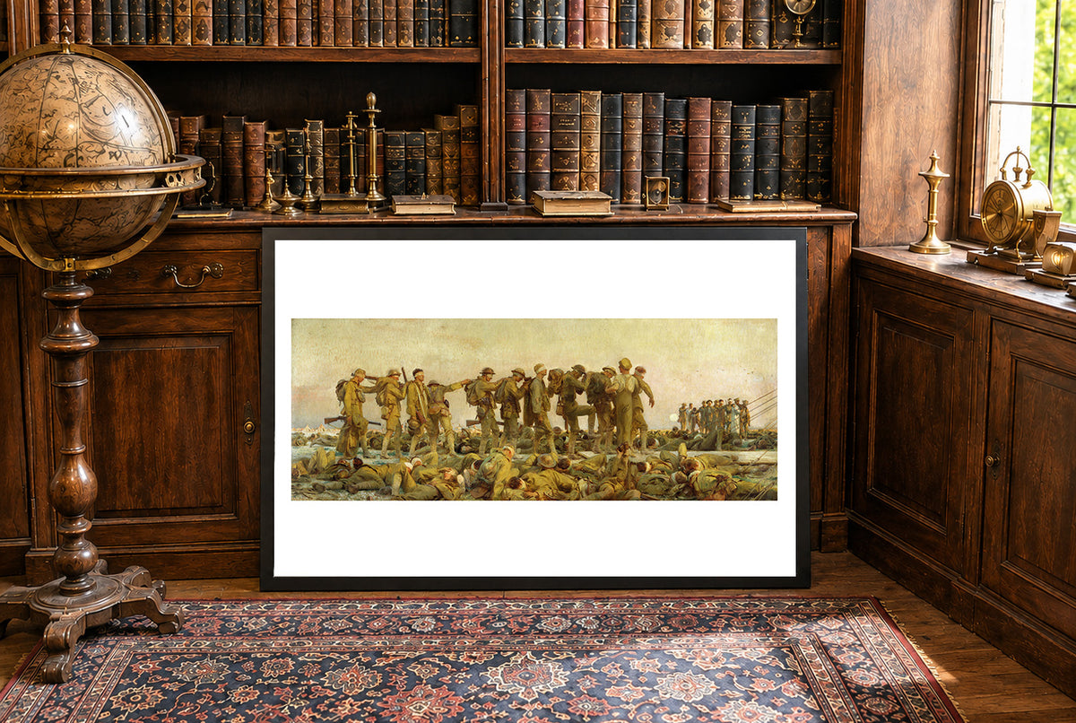 Gassed 1919 - John Singer Sargent - World War I Gas Attack Historical Painting Poster