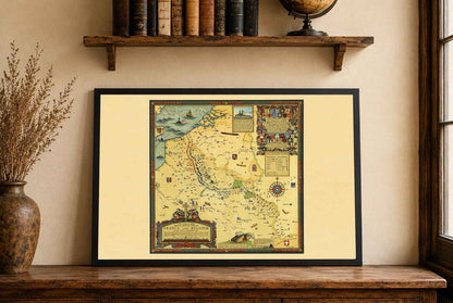 Great War Battle Lines Map Poster (1918) - Vintage World War I Military Wall Art (Copy)