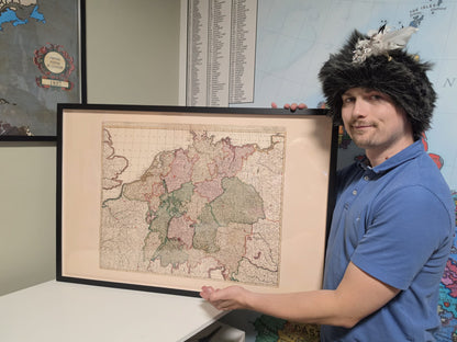 Holy Roman Empire 1740 – Historical Map of Central Europe