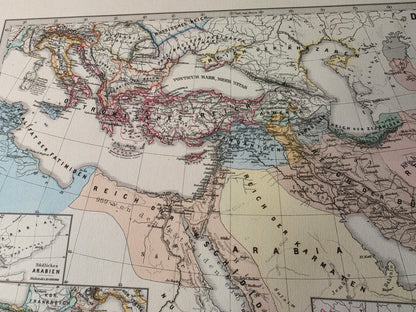 Mondo islamico 945–1055 - Mappa dei Buyidi, Fatimidi e Abbasidi