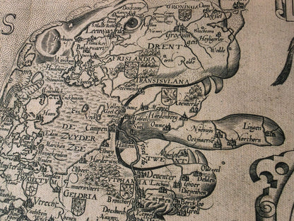 Leo Belgicus Map Poster (1617) - Netherlands & Belgium Wall Art