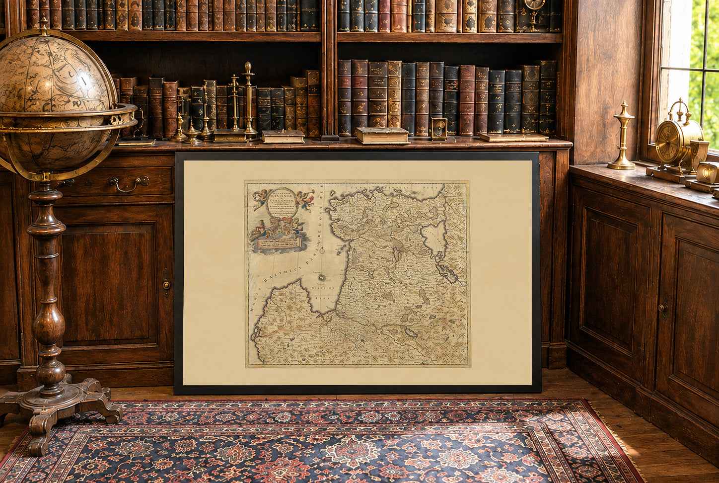 Livonia & Courland Map Poster (1696) - Vintage Estonia, Latvia & Baltic Historical Wall Art (Copy)