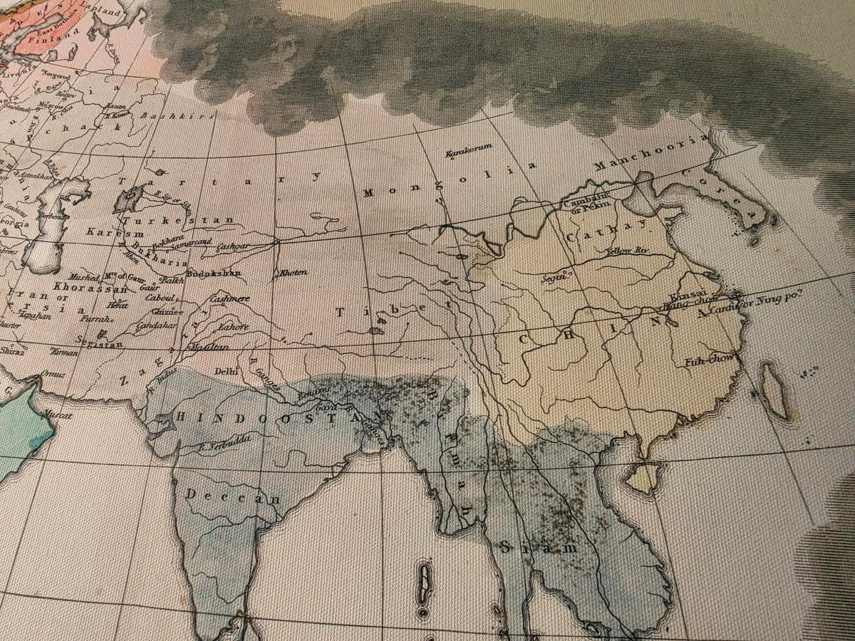 Mongol Empire in 1294 - Map of the Yuan, Ilkhanate, and Golden Horde