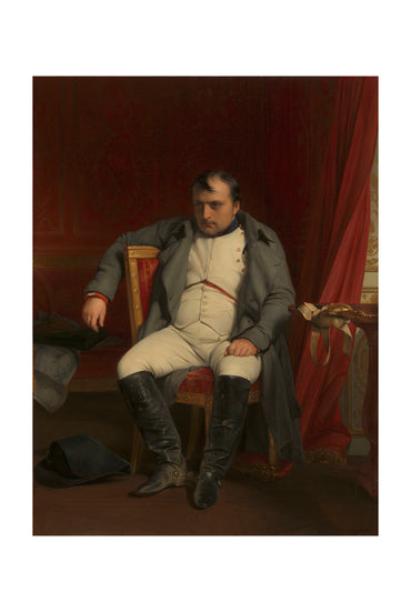Napoleon at Fontainebleau Poster - Paul Delaroche Historic French Empire Wall Art
