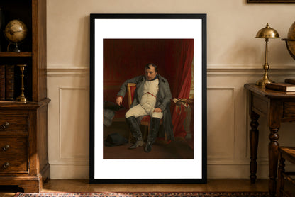 Napoleon in Fontainebleau Poster - Paul Delaroche Historische Französische Empire Wandkunst