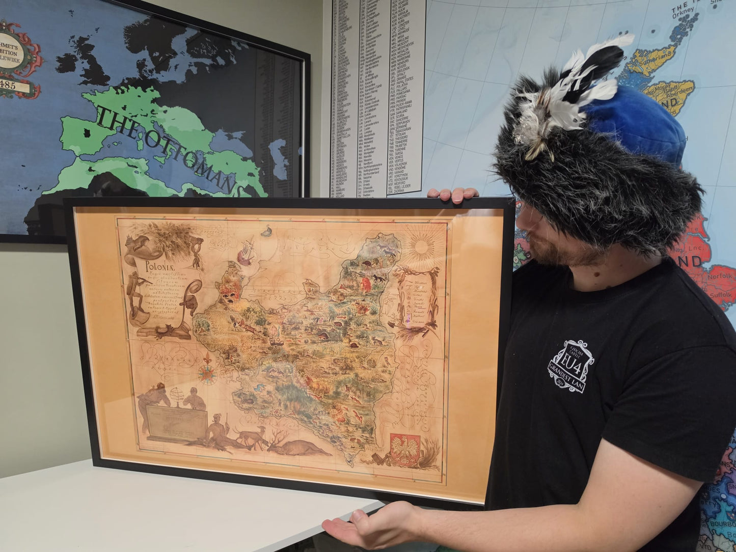 Poland Map 1938 Print - ‘Poloniae’ Pictorial Map by Tadeusz Lipski & Eliasz Kanarek | Vintage World’s Fair Wall Art