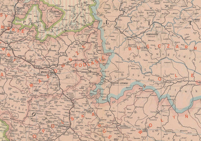 République des Deux Nations 1582–1770 – Étienne Báthory – Semkowicz – Affiche Carte Historique