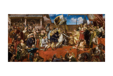 La Ronde de Nuit 1642 - Rembrandt van Rijn - Âge d'Or Néerlandais - Affiche Peinture Historique