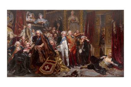 Rejtan The Fall of Poland Poster - Jan Matejko Historic Polish Wall Art