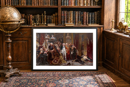 Rejtan Der Fall Polens Poster - Jan Matejko Historische Polnische Wandkunst