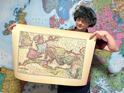Roman Empire AD 107 - Map of the Empire Under Trajan