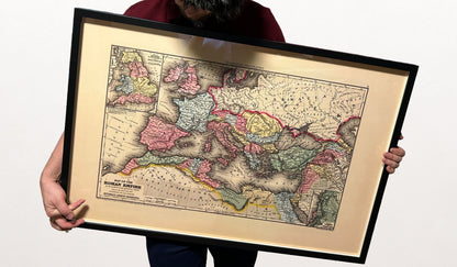 Roman Empire AD 107 - Map of the Empire Under Trajan