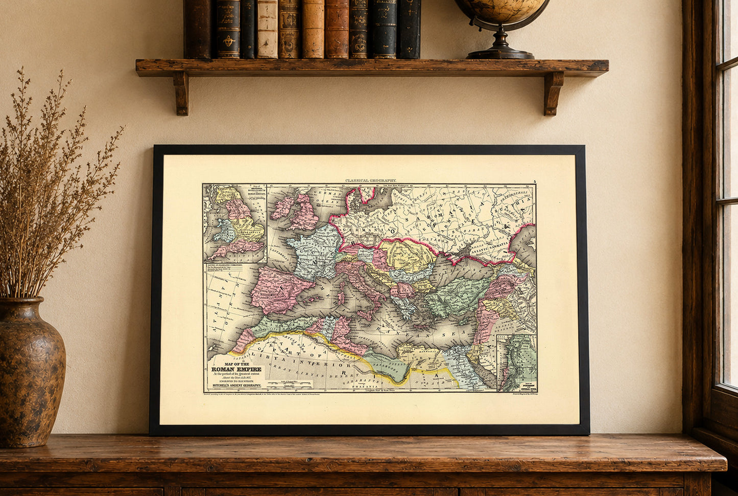Roman Empire AD 107 - Map of the Empire Under Trajan