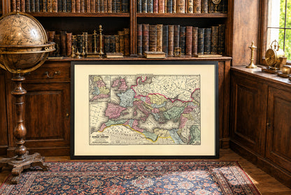 Roman Empire AD 107 - Map of the Empire Under Trajan