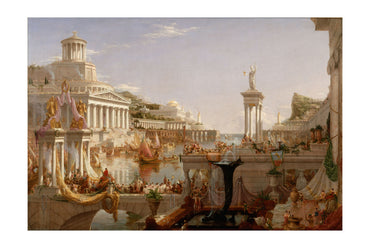 Poster The Course of Empire: Consummation - Thomas Cole Décoration Murale Classique d’Empire