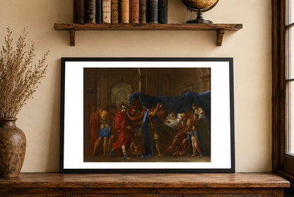 La Mort de Germanicus 1627 - Nicolas Poussin - Empire Romain - Affiche Peinture Historique