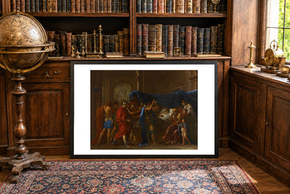 La Mort de Germanicus 1627 - Nicolas Poussin - Empire Romain - Affiche Peinture Historique