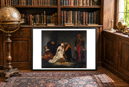 The Execution of Lady Jane Grey 1833 - Paul Delaroche - Tudor England Historical Painting Poster