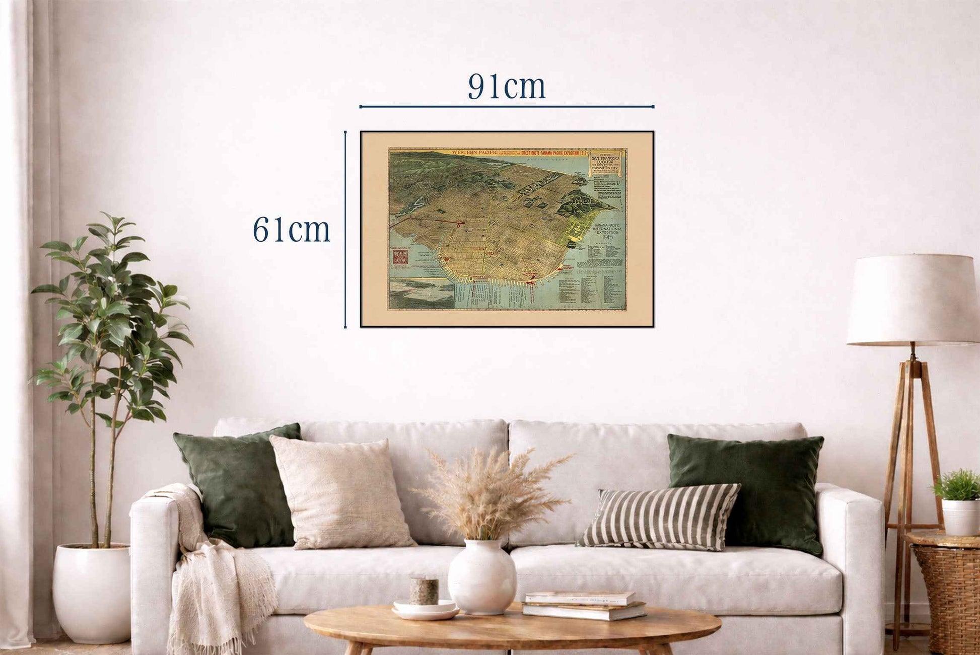 San Francisco Exposition City Map Poster (1915) - Vintage Bird’s-Eye View Wall Art (Copy)
