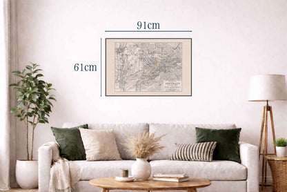 Battle of Austerlitz Map Poster (1805) - Napoleon’s Greatest Victory Military Wall Art