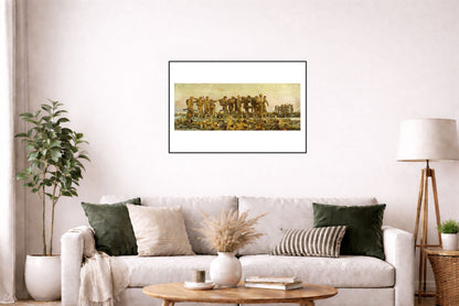 Gassed 1919 - John Singer Sargent - World War I Gas Attack Historical Painting Poster