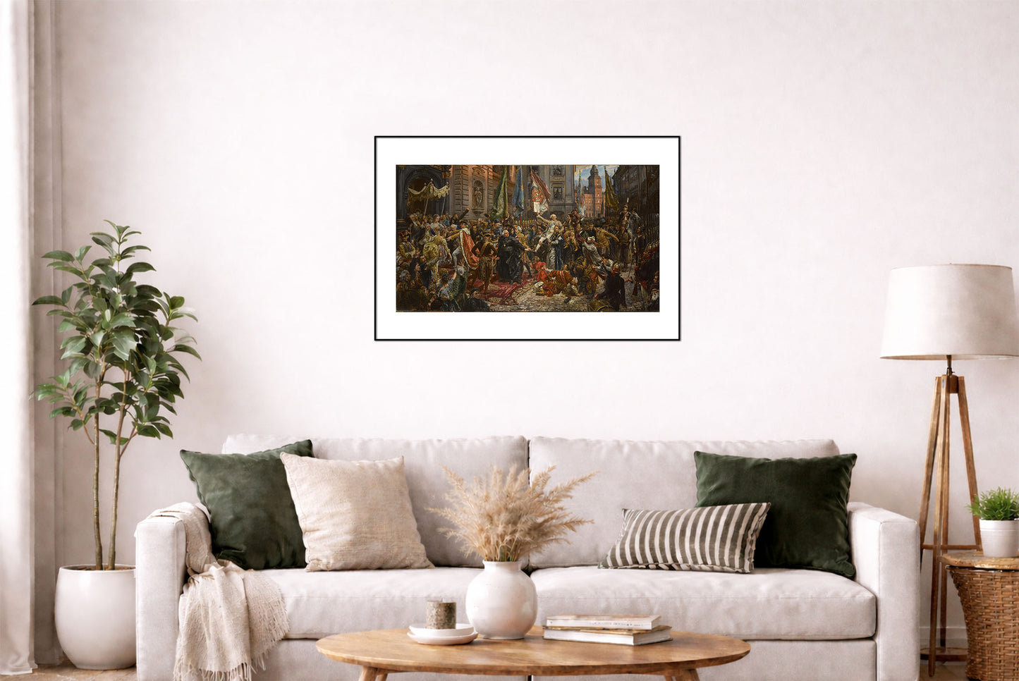 Plakat „Konstytucja 3 Maja 1791” - Jan Matejko, Historyczne Malarstwo Polskie