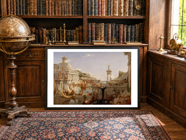 The Course of Empire Consummation Poster - Thomas Cole Classical Empire Wall Art