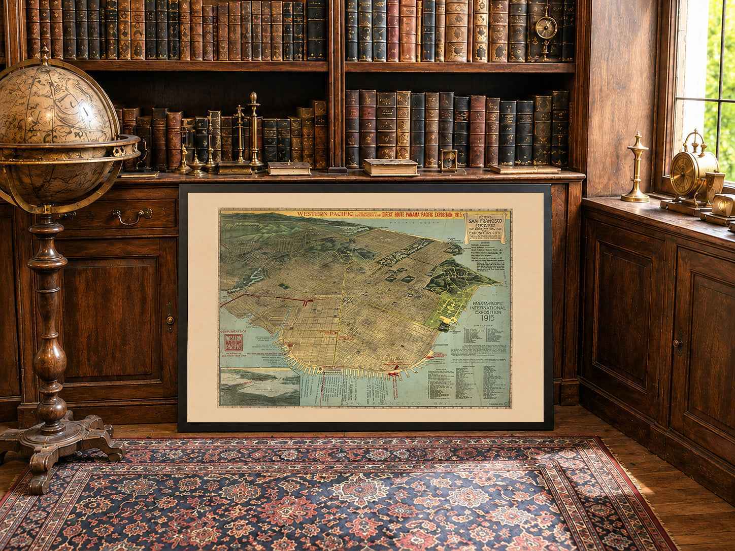 San Francisco Exposition City Map Poster (1915) - Vintage Bird’s-Eye View Wall Art (Copy)